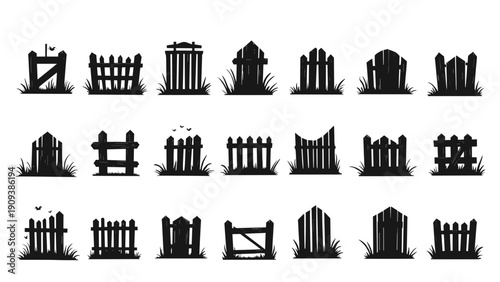 silhouette fence, fence silhouette, fence clipart, fence vector, black fence, garden fence, wooden fence, picket fence, wrought iron fence, metal fence, farm fence, ranch fence, wire fence, backyard f