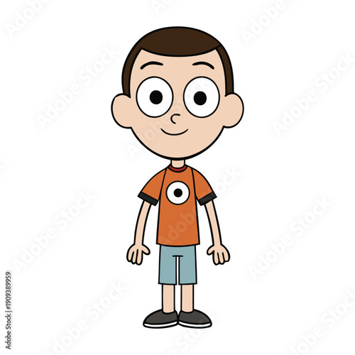 A cute t-shirt model smiles with effortless charm, showcasing a comfy, stylish tee with playful vibes—perfect for everyday wear, radiating confidence, warmth, and fun fashion energy.
