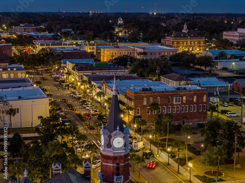 Canvastavla historic Brunswick, Georgia