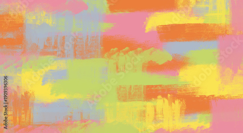 Wallpaper Mural Bright abstract background. Creative drawn scrapbook paper Torontodigital.ca