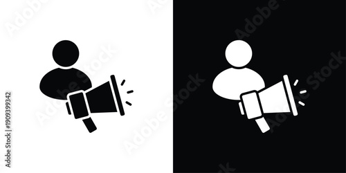 Salesman Icon Sheet Multiple Style Collection Isolated Vector