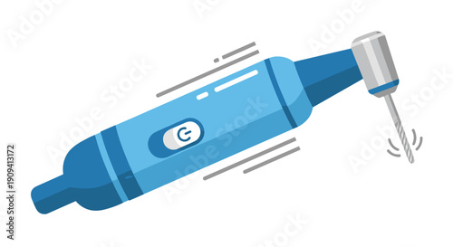 Blue Electric Toothbrush with Charging Base.