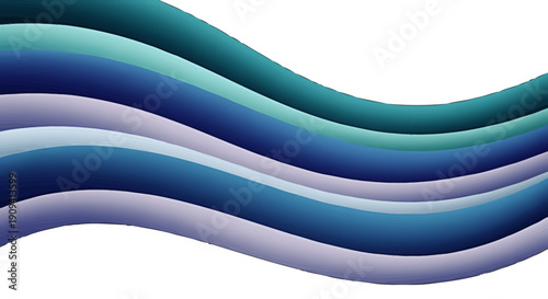 Abstract wavy lines in shades of blue and purple creating a dynamic and flowing background design