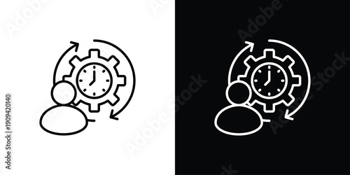 Discipline Icon Sheet Multiple Style Collection Isolated Vector