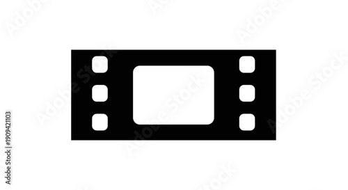 Film Strip Icon Graphic.