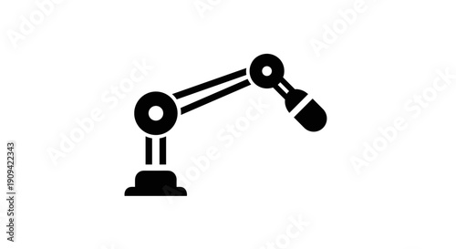 Industrial robotic arm machine.