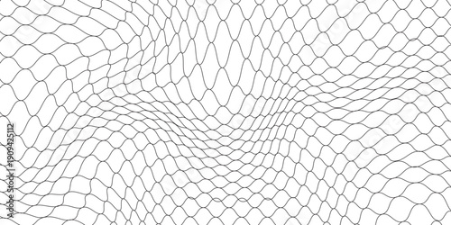 Mesh texture for fishing nets. Seamless black pattern for sportswear or soccer goal, volleyball net, basketball hoop, hockey, athletics.