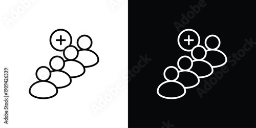 Queue Icon Sheet Multiple Style Collection Isolated Vector