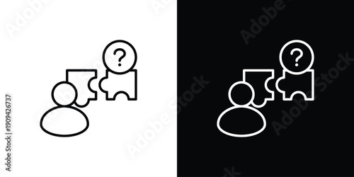 Difficulty Icon Sheet Multiple Style Collection Isolated Vector