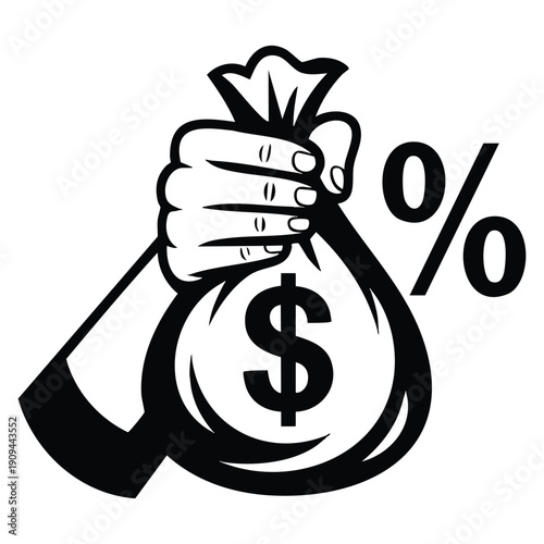 Simple glyph style taxes vector icon design in editable vector format symbolizing taxation finance payment accounting and fiscal system