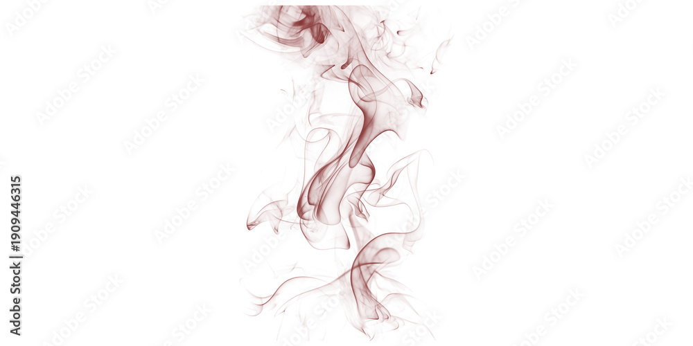 Naklejka premium A dark background with vibrant red smoke swirling upwards