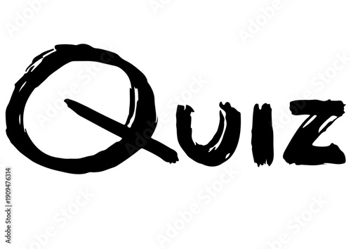 アイキャッチに便利な手書き文字「Quiz」