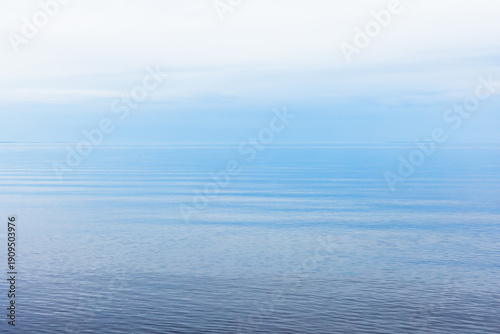 Wallpaper Mural A tranquil seascape featuring a wide blue horizon Torontodigital.ca