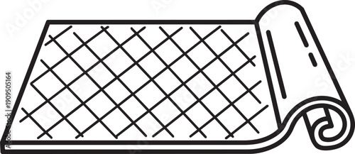 Minimalist placeholder for a vector file icon or graphic design template