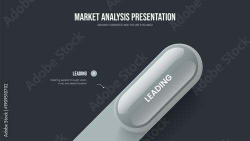 Digital Plan One Option Diagram Slide Design. Financial Proposal 1 Step Infographic Frame Layout. Visual Visualization Presentation Template Vector Illustration.