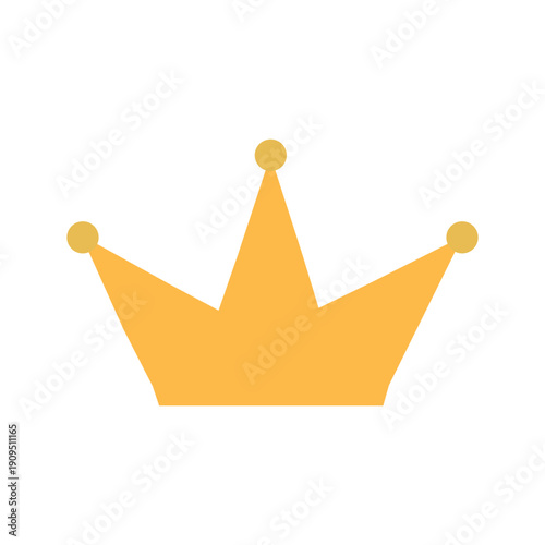 golden crown isolated on white
