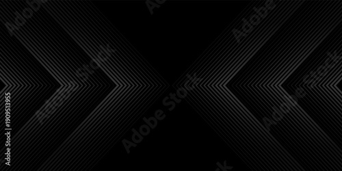 Abstract dark geometric background featuring a centered diamond shape surrounded by diagonal striped patterns.