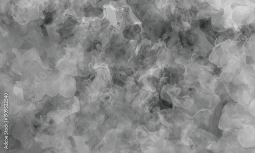 Dynamic vapor flow forming a powerful monochrome composition