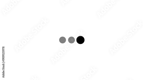 Typing loading dots black background with alpha channel. Typing loading dots black background with alpha channel.