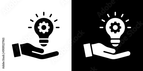 Solution icon set multiple style collection