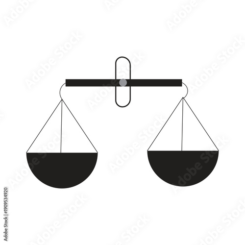 scales of justice vector illustration
