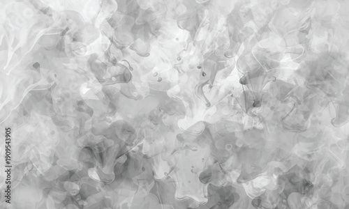 Artistic monochrome smoke pattern with fluid motion and depth