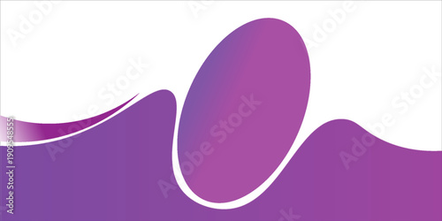 Curved Header and Footer Element . Abstrack Purple with waves . wave purple and modern trendy design