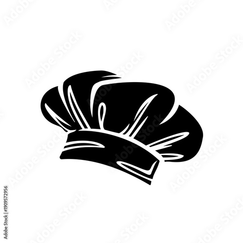 chef hat logo and icon vector design template