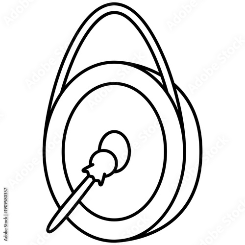 Gong With Beater