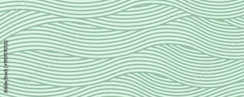 farm green banner, organic abstract background with fields. wavy green lines, natural organic products. ecology background. striped farmer green Pattern