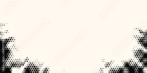 Hexagon Shapes Vector Abstract Geometric Technology Retrowave Sci-Fi Texture Isolated on Light Background. Halftone Hex Retro Simple Pattern. Eps10