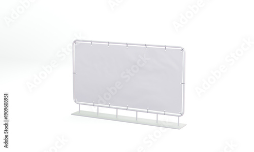 Barrier banner mockup