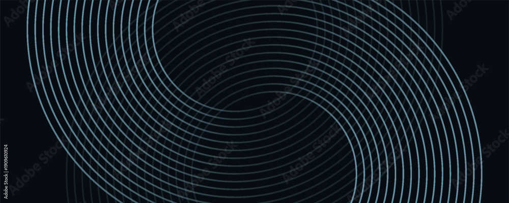 Foto Blue abstract background with glowing circles