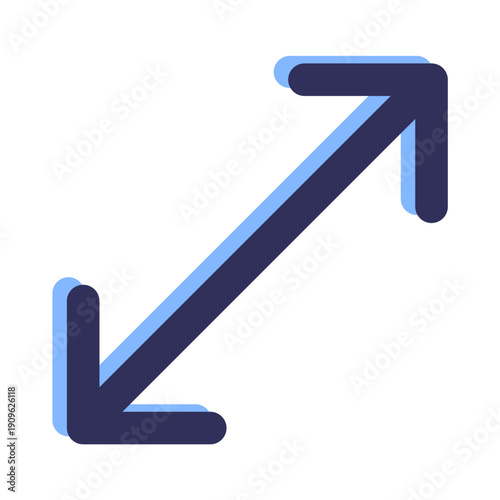 Vector of Full Screen Expand Arrow Icon of space For Ui _Filled Line Icon 