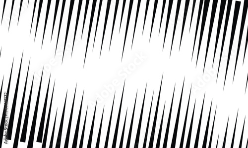Straight speed lines pattern. Black and white diagonal stripes gradient. Abstract fast effect texture. Vector eps10