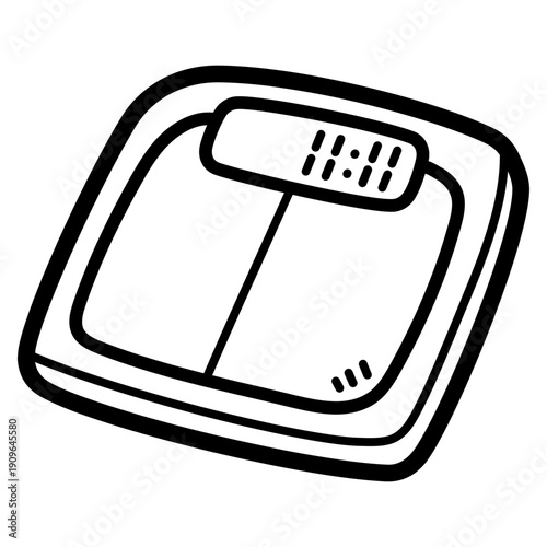 weighing scale illustration