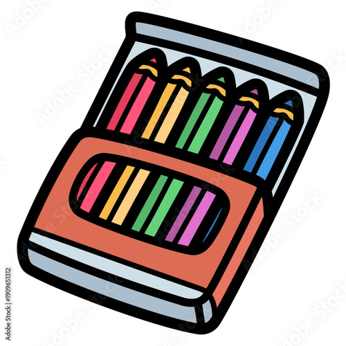 color pencils illustration