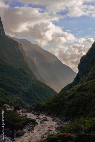 Where sky meets the mountains..