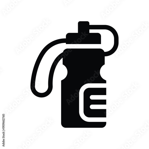 sport bottle solid icon illustration vector graphic.eps