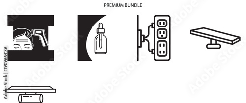 Minimalist icon depicting a vector file or document