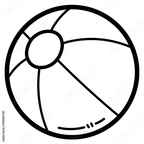 Beach ball illustration