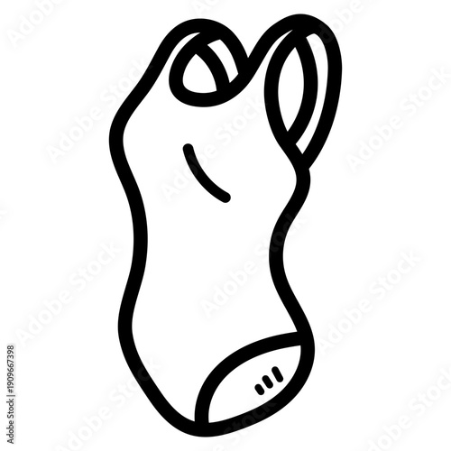 Swimming suit illustration