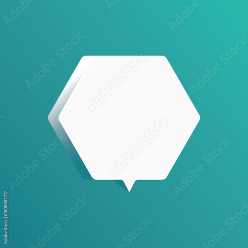 Speech bubble blank frame, text quote box, message