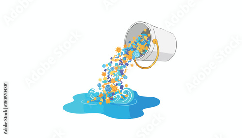 Unleashing a Flow of Digital Ideas and Creative Resources: Exponential Growth Concept