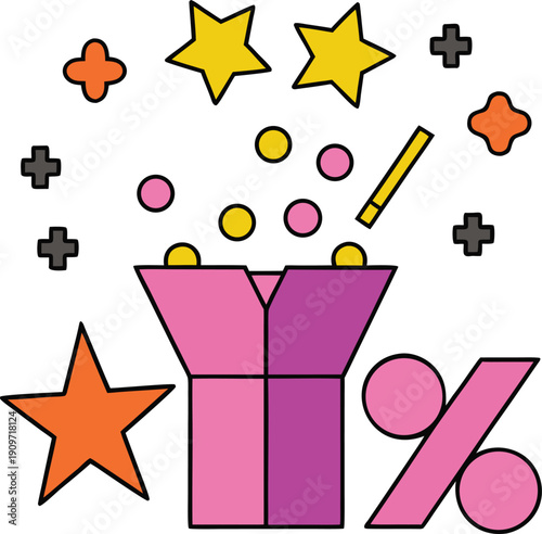 Pixel confetti blast celebrating major price drops