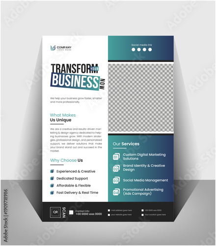 Corporate business flyer template design set, modern business flyer template, abstract business flyer and creative design,  flyer in A4 template,  Flyer, flyers, leaflet, magazine, modern flier.