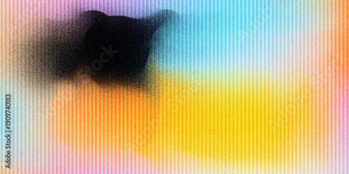 Noise rough grungy grain brushed metal metallic effect. abstract multi color noise gradient background wallpaper. blurred colorful with grain noise effect background. Vector blurry crystal background