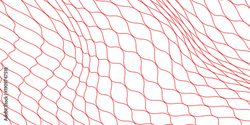 Mesh texture for fishing net. Seamless pattern for sportswear or football gates, volleyball net, basketball hoop, hockey, athletics. Abstract net background for sport. Vector
