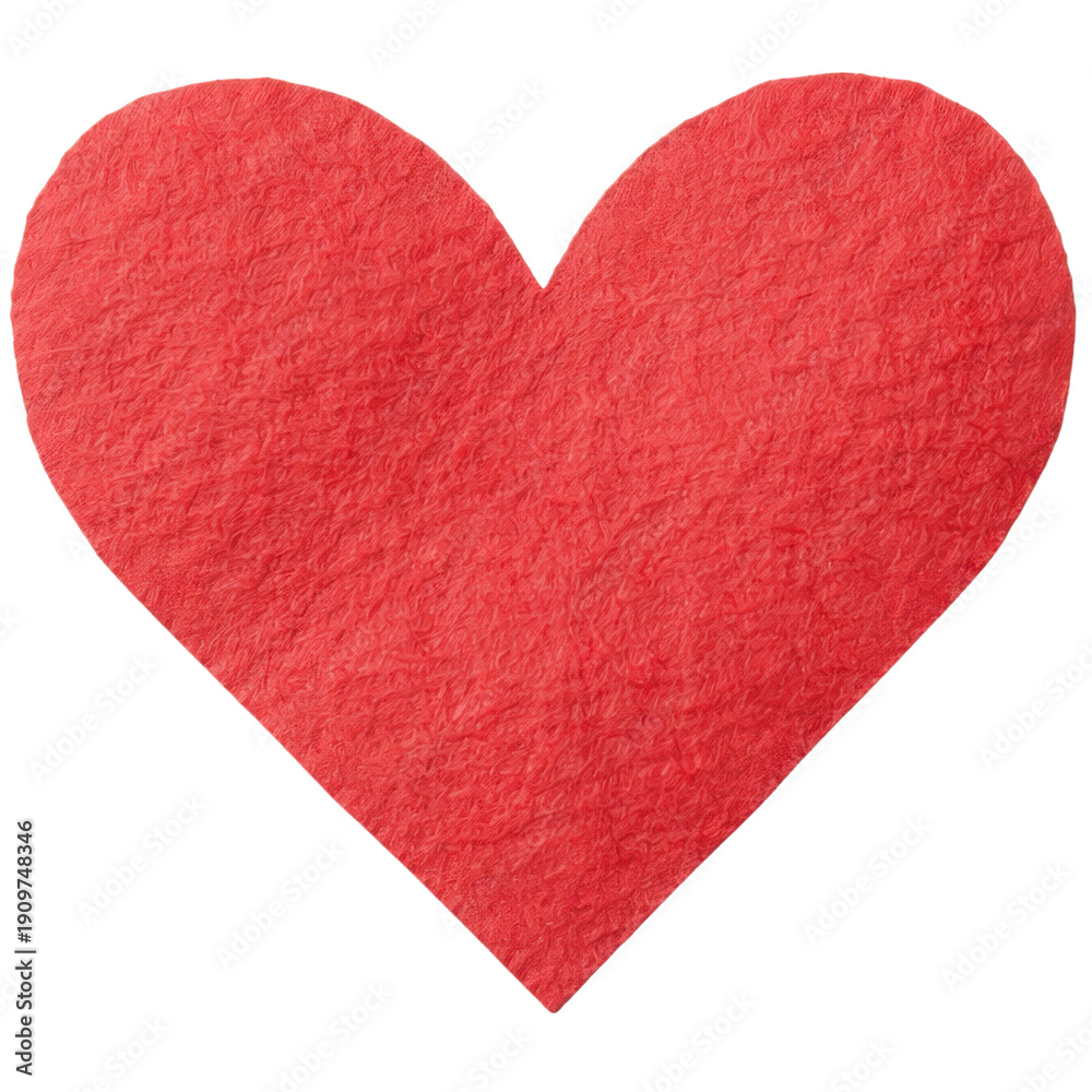 Fototapeta premium large red heart shape on a black background