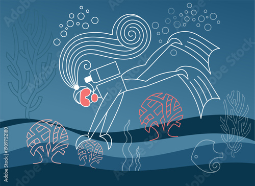 Coral Reef Restoration Through Manual Coral Planting